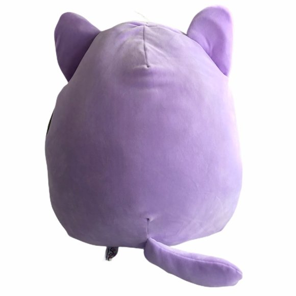 New NWT BIG Squishmallow 16" Cienna Rainbow Unicorn Cat Kitten Purple JUMBO - Picture 5 of 8